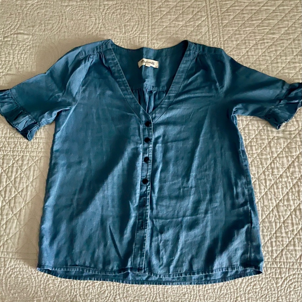 Madewell Denim Blue Top